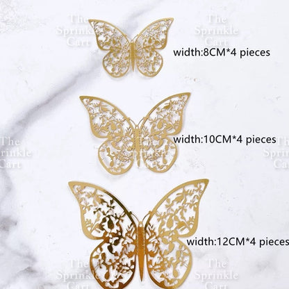 Butterfly Girl Fan Cake DIY Topper Decoration