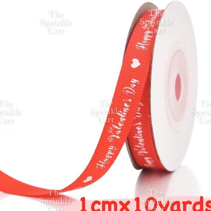 Christmas Ribbon Holidays Satin Ribbon Gift Christmas Happy Birthday Ribbon  theme Packaging