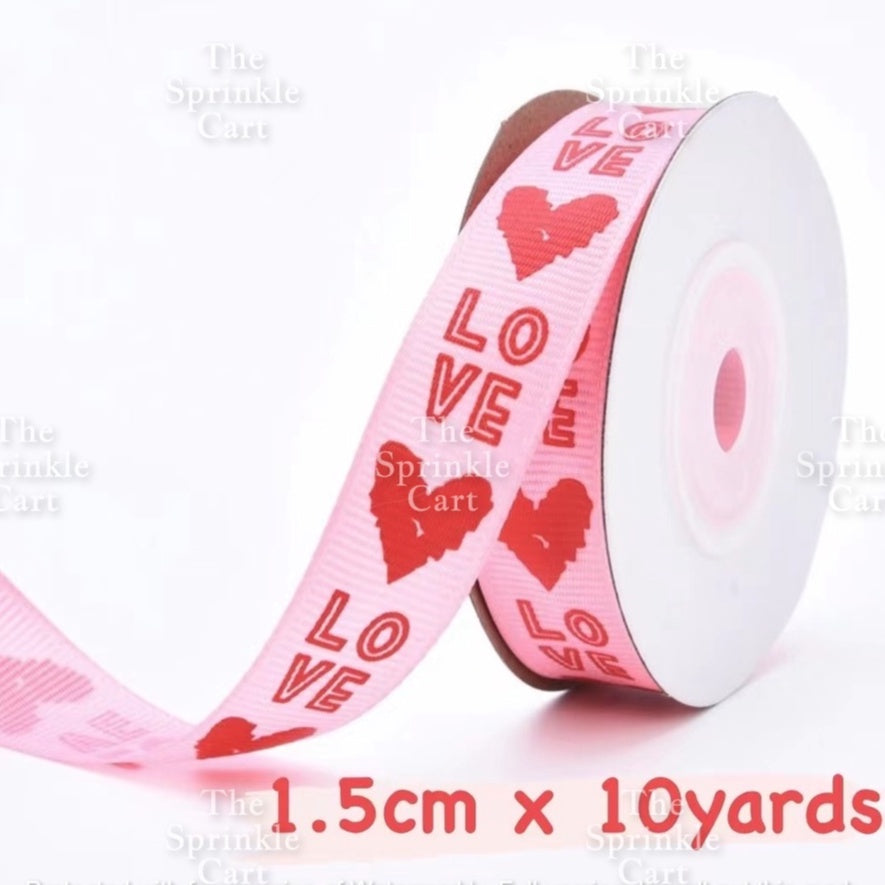 Christmas Ribbon Holidays Satin Ribbon Gift Christmas Happy Birthday Ribbon  theme Packaging