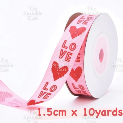 Christmas Ribbon Holidays Satin Ribbon Gift Christmas Happy Birthday Ribbon  theme Packaging
