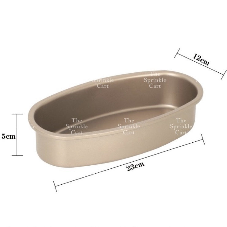 Non stick Golden Baking Pan Cupcake Molder Loaf Bento Pan Cake Japanese Cheesecake TSC