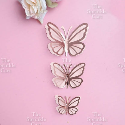Butterfly Girl Fan Cake DIY Topper Decoration