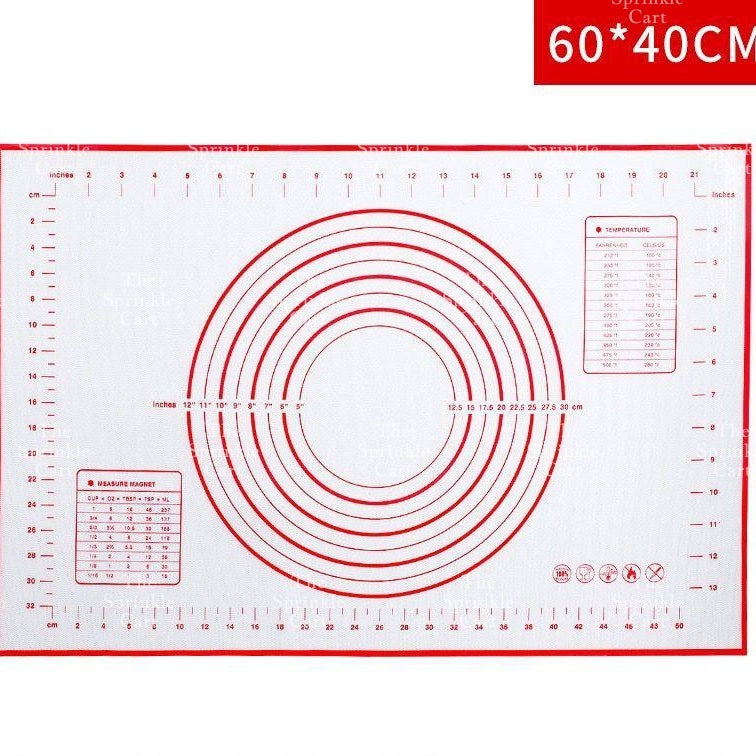 Non Stick Silicone Mat Kneading Dough Mat Cake Pad Silicone Non Slip Mat