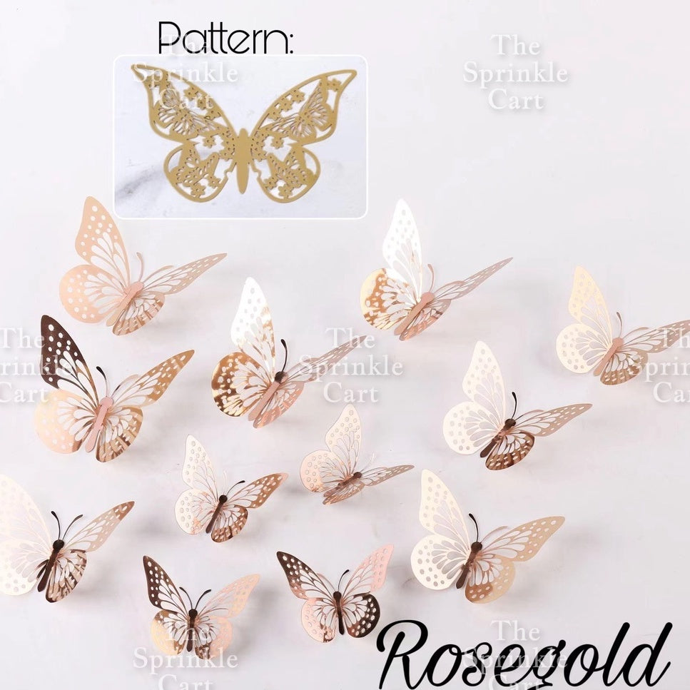Butterfly Girl Fan Cake DIY Topper Decoration