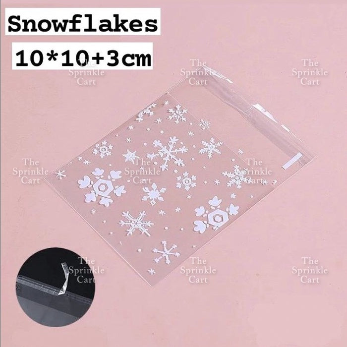 Cookie Packaging OPP & Plastic Loot Bag Halloween Christmas Pastry Bag Transparent Cookie Plastic Bag