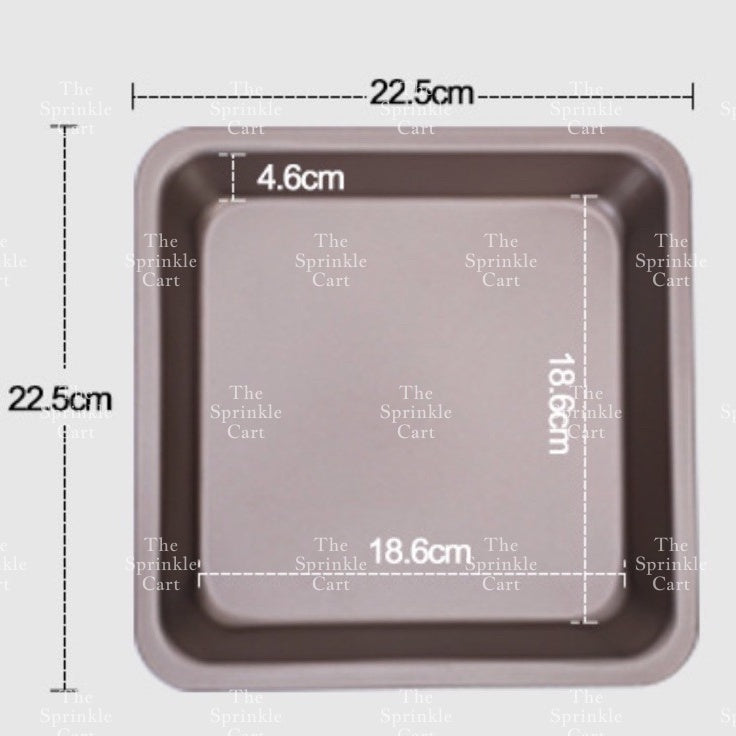 Non stick Golden Baking Pan Cupcake Molder Loaf Bento Pan Cake Japanese Cheesecake TSC