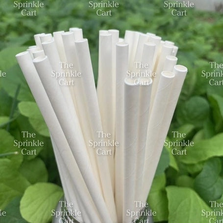 Drinking Paper Straw Metallic Gold Colorful Individually Wrapped Boba Plastic Straw TSC