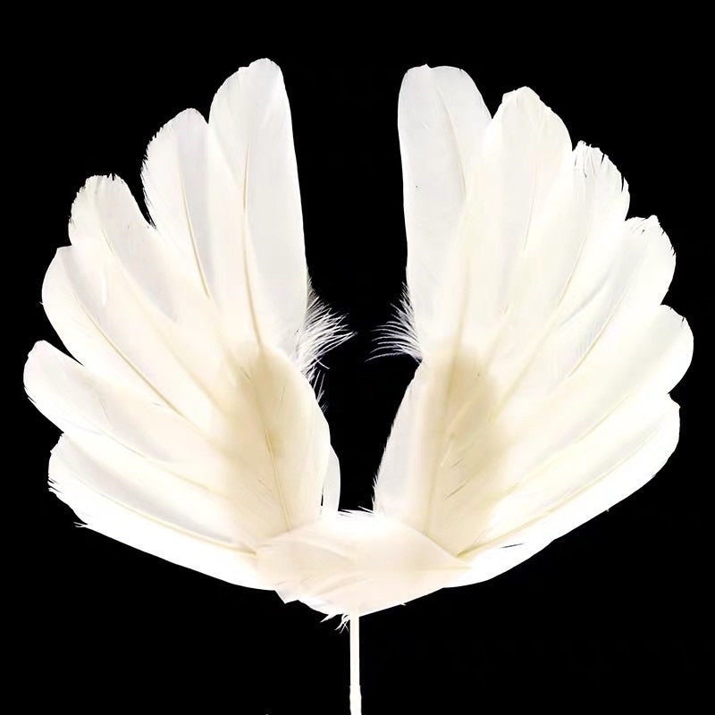 Angel Cake Topper Happy Christening Baptism Moon Baby Wings Cake Topper Decoration Baby Theme