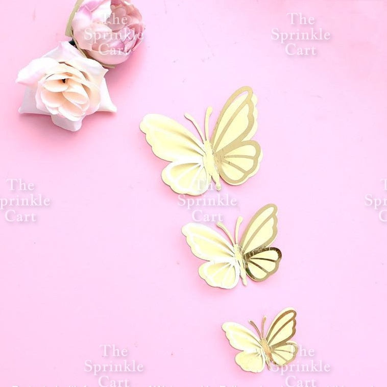 Butterfly Girl Fan Cake DIY Topper Decoration