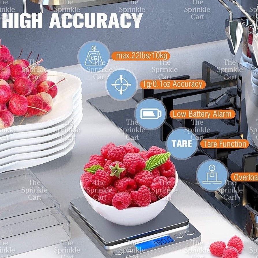 Portable Electronic Weighing Scale Digital and Hanging Hook Type for Kitchen and Baking Use TSC