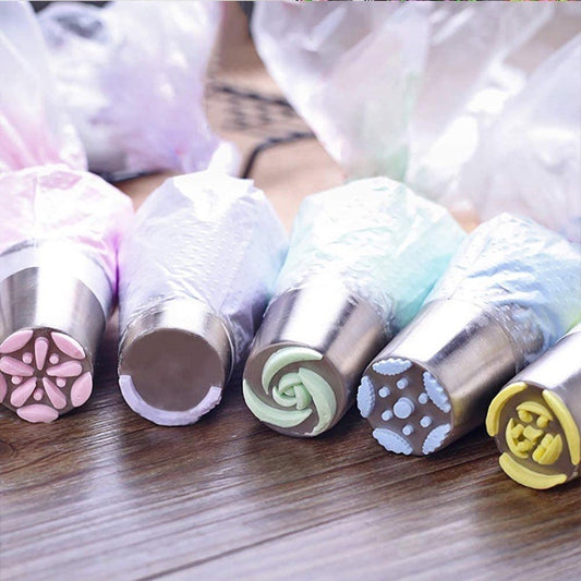 27pcs Set Russian Piping Tip XL Floral Leaf Nozzle for Cake Cupcake Decoration TSC