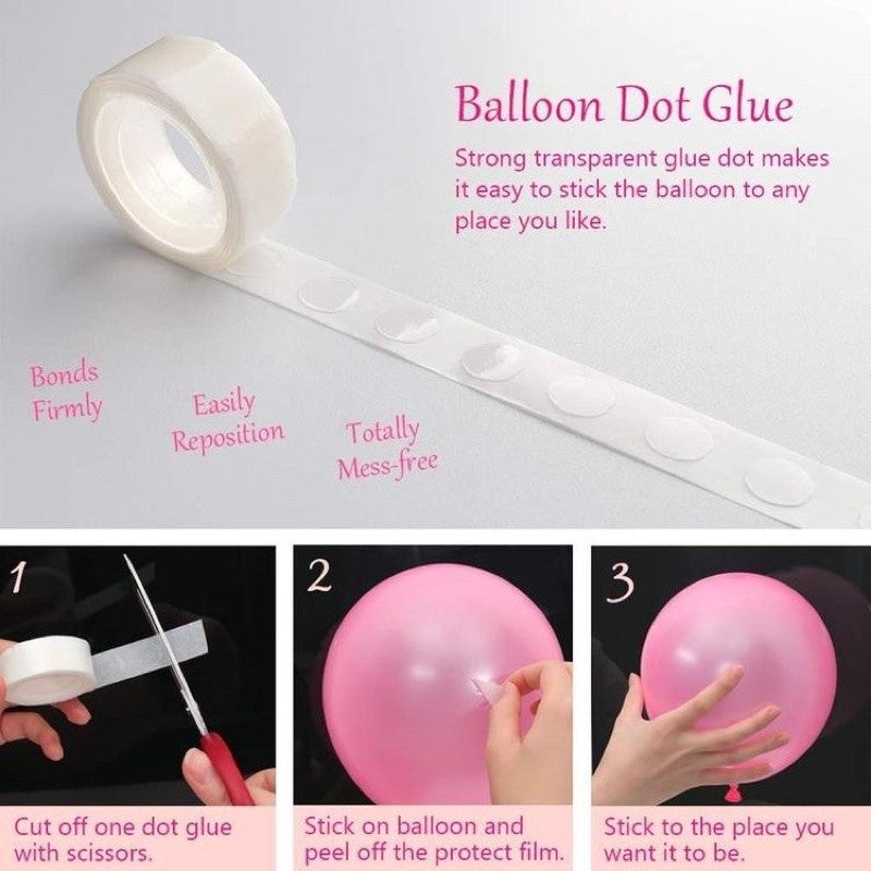 Balloon Glue Dot Adhesive for Party and DIY Use TSC