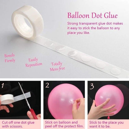 Balloon Glue Dot Adhesive for Party and DIY Use TSC