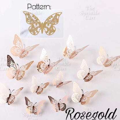Butterfly Fan Girl Cake Topper Decoration TSC