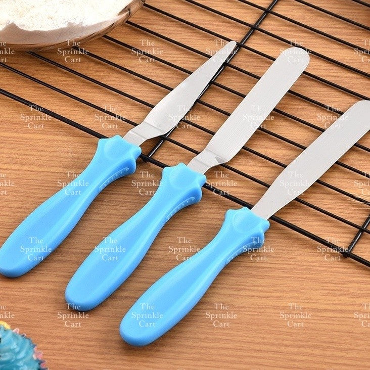 Offset Spatula Set Straight Angled Palette Knife for Baking and Cake Slicing Tool TSC