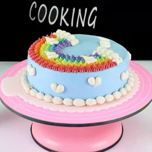 MAT ONLY Non-slip Round Turntable Silicone Mat for Cake Decoration TSC
