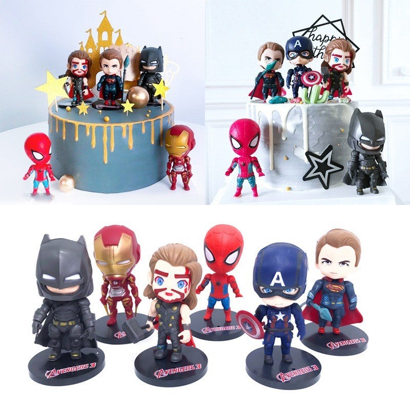 Avengers Figure Cake Topper and Toy TSC