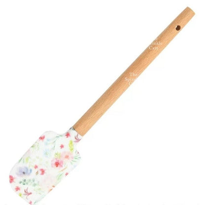 High Quality Silicone Spatula with Wooden Handle for Pastry Baking and Kitchen Tool TSC