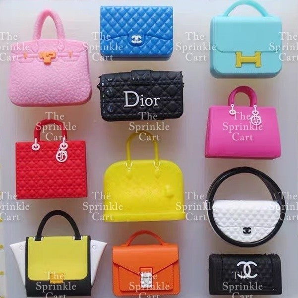 Fashion Women Handbags Silicone Molder for Cake Decoration and DIY Craft TSC