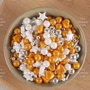 Edible Sprinkles Dragees Pearl Cake Decoration Sprinkle 50grams Confetti