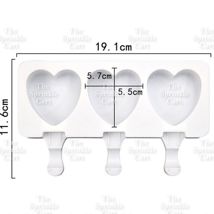 Popsicle Cakesicle Cakepop Ice Cream Silicone Molder and Packaging Supplies Stick OPP TSC
