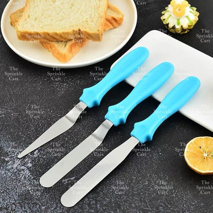 Set Offset Spatula Straight Angled Cake Cream Spreader Baking Frosting Palette TSC