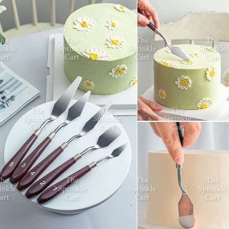 Palette Knife Set Stainless Steel Spatula for Baking and Kitchen Use TSC