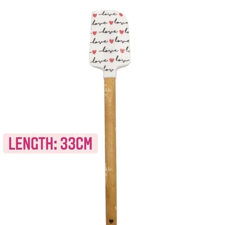 High Quality Silicone Spatula with Wooden Handle for Pastry Baking and Kitchen Tool TSC