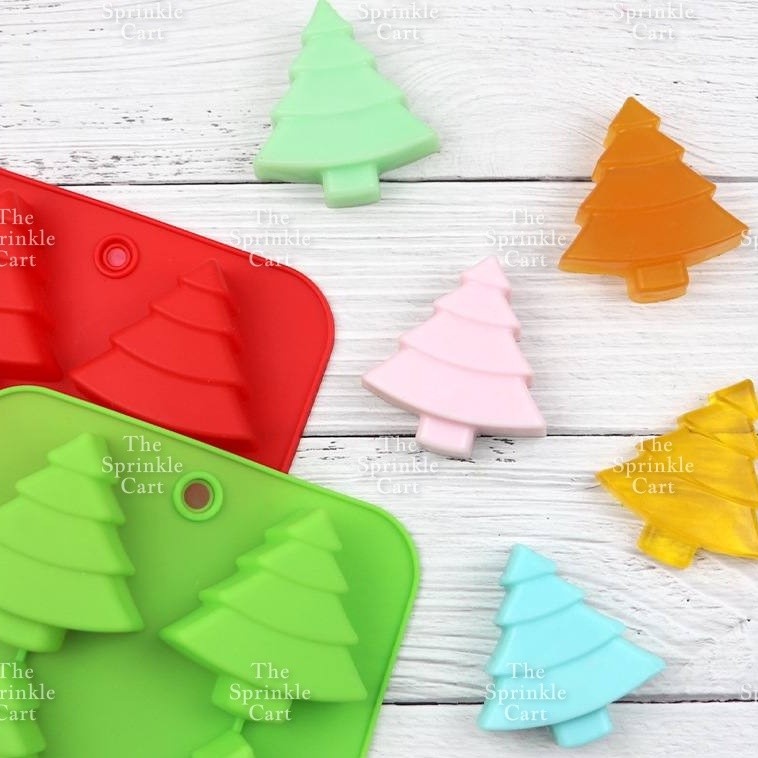 Christmas Halloween Trick or Treat Theme Silicone Molder for Baking Chocolate Fondant Cake Decoration and DIY Craft TSC