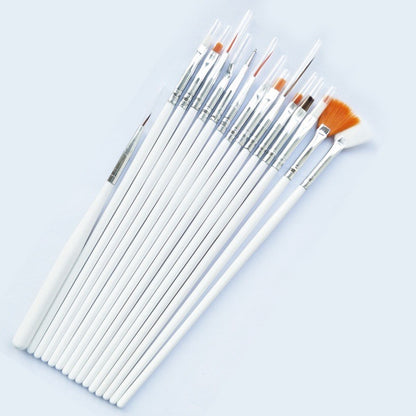 15pcs Decorating Brush Set for Baking and DIY Nail Arts Use TSC