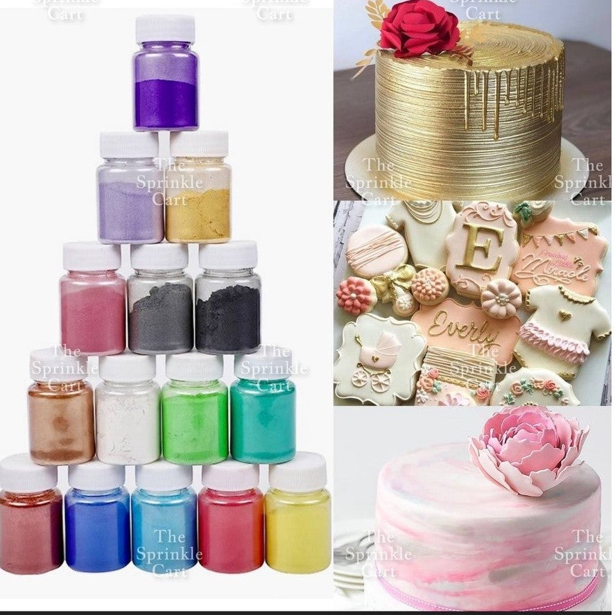 Glitter Dust Luster Powder for Pastry Cake Decoration TSC