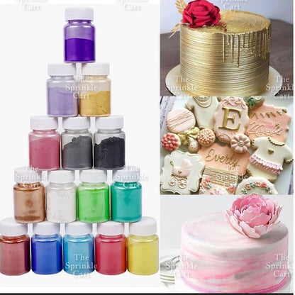 Glitter Dust Luster Powder for Pastry Cake Decoration TSC