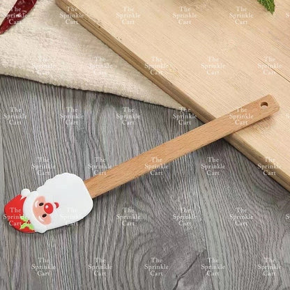 High Quality Silicone Spatula with Wooden Handle for Pastry Baking and Kitchen Tool TSC