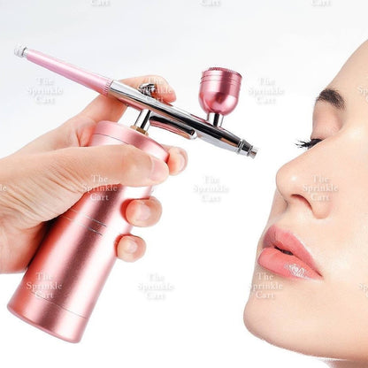 High Quality Portable Automatic Airbrush Spray Gun Compressor Kit Rechargeable for Cake Decoration and Nail Art TSC