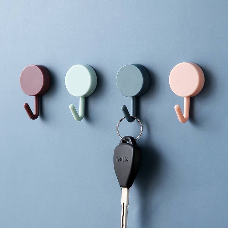Self-adhesive Sticky Wall Hooks Nordic Style Key Kitchen Bathroom Hanger Organizer TSC