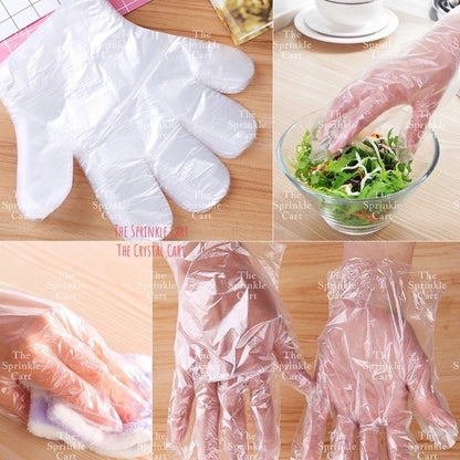 Multipurpose Universal Size Disposable Plastic Gloves TSC