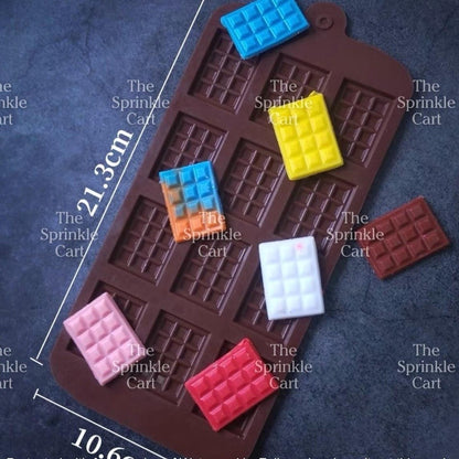 Bar Silicone Molder for Baking Chocolate Jelly and DIY Resin Clay Craft TSC