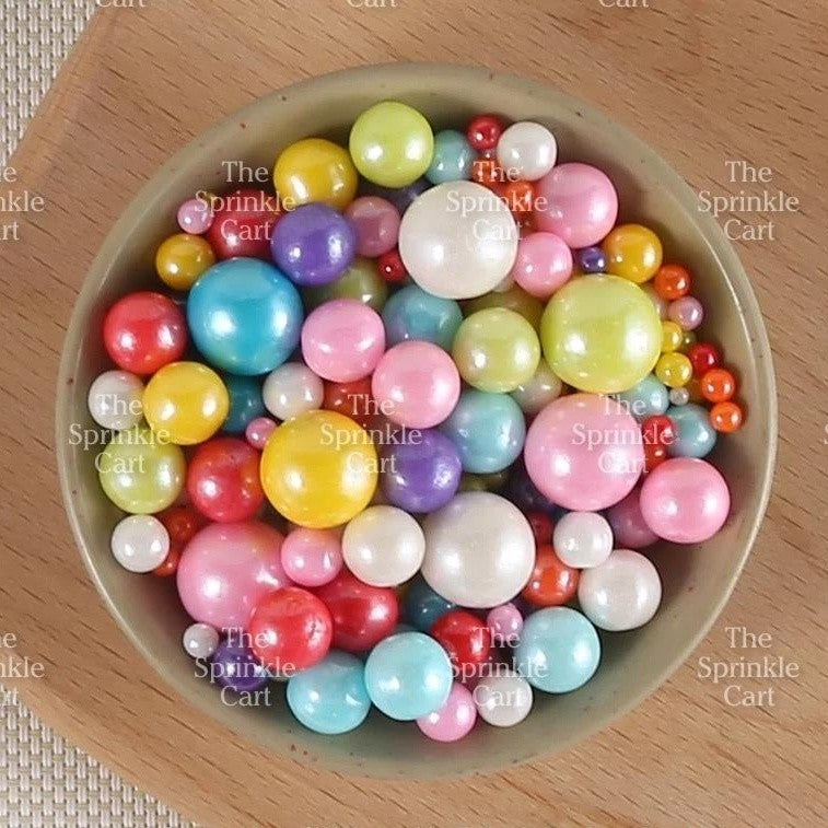 [NEW DESIGNS] Edible Sprinkles Dragees Pearls Rods Capsule for Cake Decoration TSC