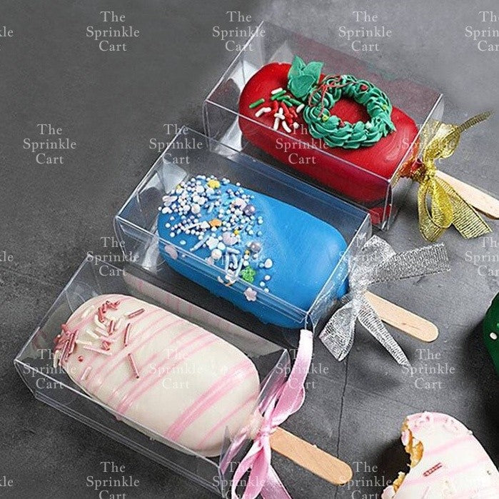 Popsicle Cakesicle Cakepop Ice Cream Silicone Molder and Packaging Supplies Stick OPP TSC