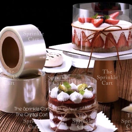 Acetate Cake Kitchen Clear Film Collar Transparent for Cake Decoration