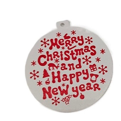 5pcs Wooden Christmas Hanging Ornament for Christmas Tree Decoration TSC
