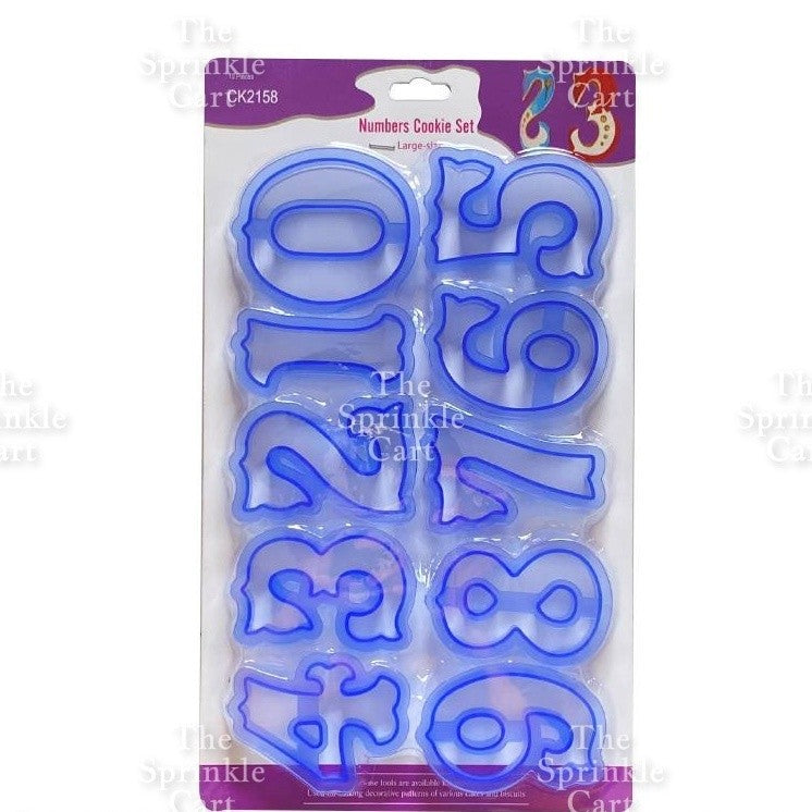 Big Size Uppercase Letter and Number Molder Cutter Set for Fondant Cake Decoration and DIY Craft TSC