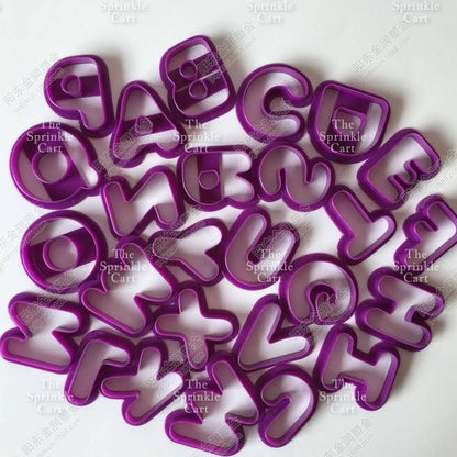 Alphabet Letter Number Sign Fondant Cookie Stamp Cutter Molder for Baking Use TSC