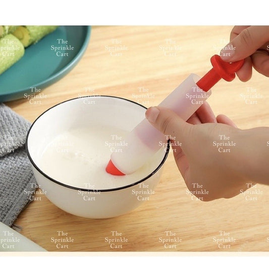 Silicone Icing Nozzle Writing Pen with 4 Extra Nozzle Tips Decorating Tool TSC