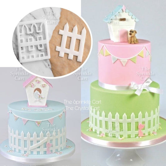 Fence Design Molder Cutter for Cookie Dough Cake Decoration and DIY Craft TSC