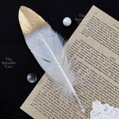 Colored Ostrich Goose Feather for DIY and Cake Decoration TSC