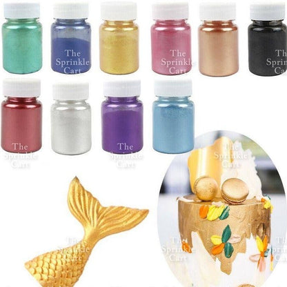 Glitter Dust Luster Powder for Pastry Cake Decoration TSC