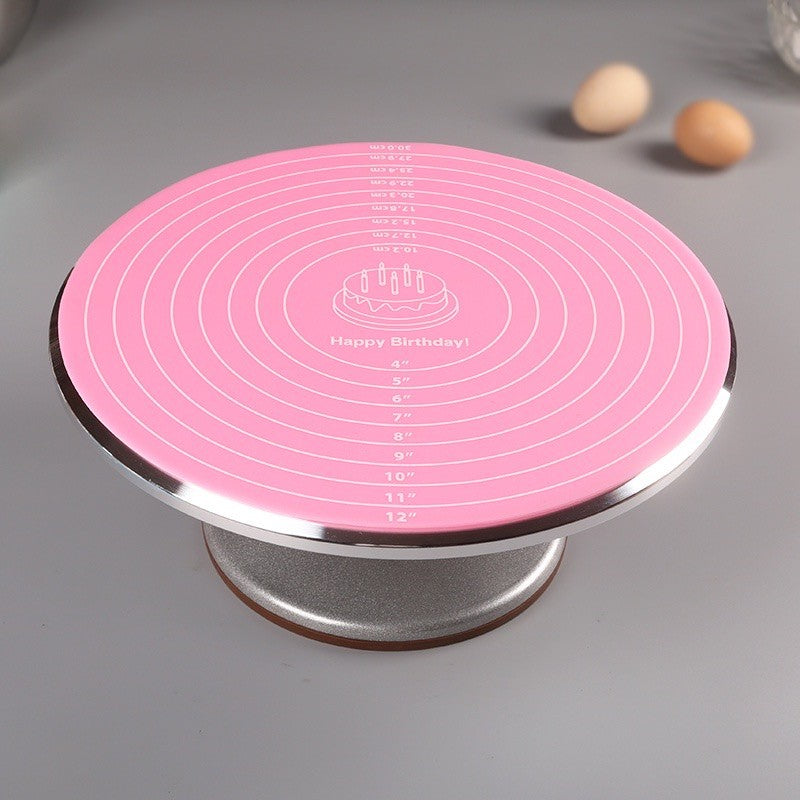 MAT ONLY Non-slip Round Turntable Silicone Mat for Cake Decoration TSC