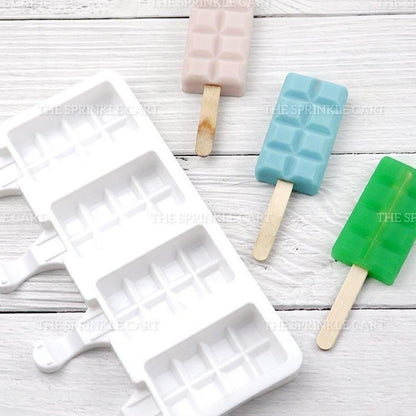 Popsicle Cakesicle Cakepop Ice Cream Silicone Molder and Packaging Supplies Stick OPP TSC