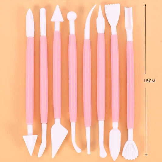 8pcs Sculpting Carving Tool for Baking and DIY Craft TSC